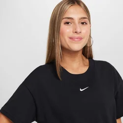 Nike G NSW TEE BOXY ESSNTL LBR, dečja majica, crna FZ5559