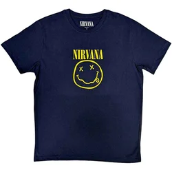 Nirvana Majica Yellow Smiley Navy XL