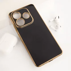 Maska za telefon Fresh Electroplated za Xiaomi Redmi Note 14 4G, EU, Crna
