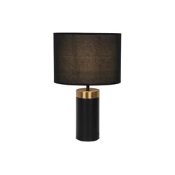 Stona lampa LUCIANO 1xE27/40W/230V crna/zlatna
