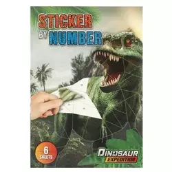Nalepka slikarstvo Dinozaver