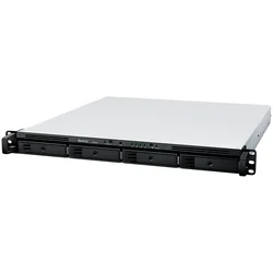 Synology RackStation RS822+, 1U, 4-bays, AMD Ryzen V1500B 4-core 2.2 GHz; 2 GB DDR4 ECC SODIMM, 1x free memory slot (up to 32GB upgradable); 4x RJ45 1