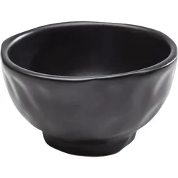 KARE 38061 Organic Činija, 15 cm, Crna