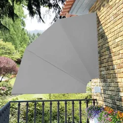 Bočna sklopiva tenda za balkon 140cm Siva