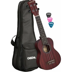 Cascha Soprano Ukulele Mahogany Lefthand Soprano ukulele