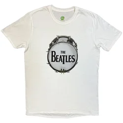 The Beatles Original Drum Skin White XL Majica