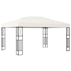 Vidaxl Paviljon 3x4 m krem blago
