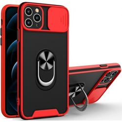 MCTR8-IPHONE 13 Pro Max Futrola Magnetic Defender Silicone Red