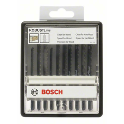 BOSCH 10-delni Robust Line set listova ubodne testere Wood Expert T-prihvat 2607010540