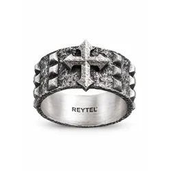 REYTEL Prstan ROSARIUM — Rosary-inspired design srebrna
