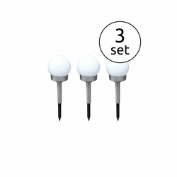 Globo 33770-3 - Set od 3 LED solarna svetla SOLAR LED/0,06W/3V, prečnik 10 cm, IP44