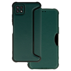 Razor carbon knjigovo puzdo za Samsung Galaxy A22 5G - Zelena KP25470