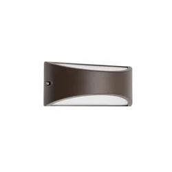 Redo 90192 - LED spoljašnje zidno svetlo SCUDO LED/10W/230V 3000K IP54 smeđa