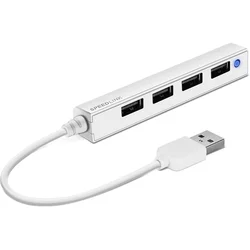 Mini Hub USB 2.0 LogiLink, 4 porte, nero Hub