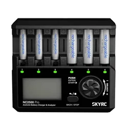 SkyRC Polnilnik SKYRC NC2500 Pro AA/AAA s 6 režami