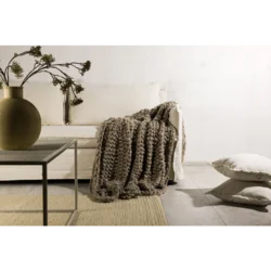 Venture Design Odeja KateThrow 130x170 cm rjava