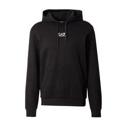 EA7 Emporio Armani Majica črna/bela