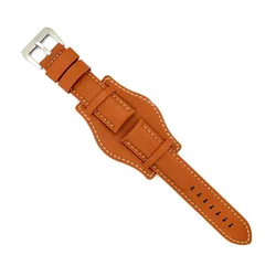 Kožni kaiš Diloy 20mm DIL386.3 Svetlo braon