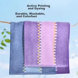 Yaguang Set peškira, 34x74cm, 2 komada, Ljubičasto-plavi