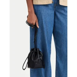 Ročna torba Calvin Klein Bold Ck Mini Bucket Crossbody LV04F3870G Črna
