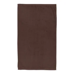 Rjava hitro sušeča frotirna bombažna brisača 50x85 cm Quick Dry – Catherine Lansfield