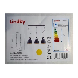Lindby - Luster na sajli IBU 3xE27/60W/230V