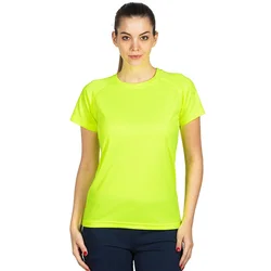 RECORD LADY Ženska sportska majica sa raglan rukavima Boja: neon žuta Veličina: XL