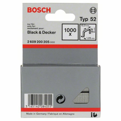 Bosch Spajalica od pljosnate žice tip 52 2609200205, 12,3 x 1,25 x 8 mm
