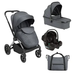 Kikka boo Kolica Kara 3in1 premium set sa autosedištem I-Xtend I-size i tvrdom korpom Grey KKB23142 XTSET