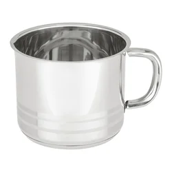 Milchtopf Paula Silberfarben Ca. 1.5 L