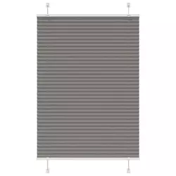 Plisirana roleta antracit 100x150 cm širina tkanine 99,4 cm