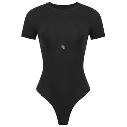 GOD SAVE QUEENS Bodi Second Skin T-Shirt Bodysuit črna