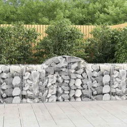 Lučne gabionske košare 13 kom 200x50x80/100cm pocinčano željezo