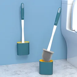 Sodolike Silikonska četka za WC šolju sa držačem, Plava