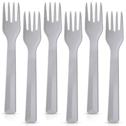shumee Sive plastične vilice za mizo SANDY 18 cm 6 kosov.