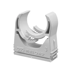 Kontakt-Simon Objemka za cev M-Quick 2153114 18-22mm PA svetlosiva OBO
