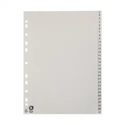 Pregradni karton 1-31 office point pvc OFFICE