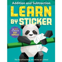 Learn by Sticker: Addition and Subtraction: Use Math to Create 10 Baby Animals!