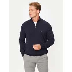 TOMMY HILFIGER Pulover ESSENTIAL  temno modra