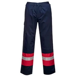 PORTWEST Radne pantalone Bizflame FR56/ teget/crvena