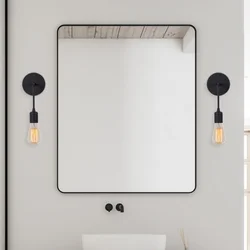 Opviq Zidna lampa E27 Socket, Crna
