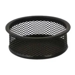 Čaša za spajalice metalna žica fi-9,5xh-3,2cm LD01-198 Fornax crna