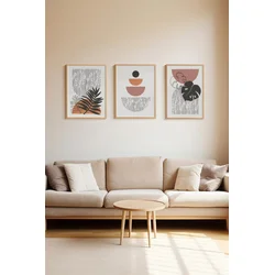 Wallity slika 3Dartsoho114, 3 dijela, 33 x 48 cm