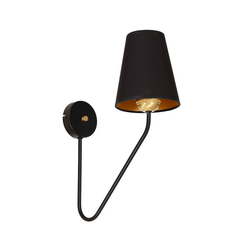Zidna svetiljka VICTORIA 1xE27/60W/230V crna