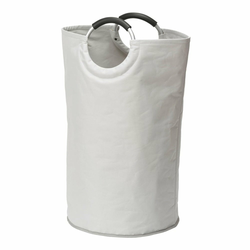 WENKO 3440001100 - Korpa za veš STONE 38x72 cm bež/srebrna/crna