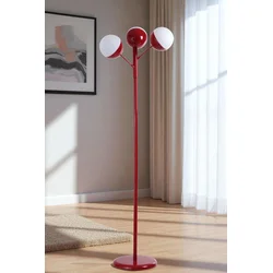 Opviq Podna lampa 8948-8, Crvena