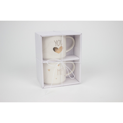 AMC HOME SET ŠOLJA YOU AND ME 1/2