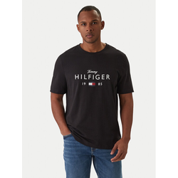 Tommy Hilfiger Majica MW0MW41455 Črna Regular Fit