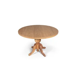 Hanah Home Trpezarijski sto Tondo, 118 cm, Smeđi