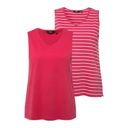 Ulla Popken Top roza/bela